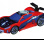 Autó GO 64269 Spider-Man Speed Shifter blue