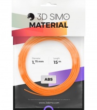 3Dsimo Filament ABS II - narancssárga, fekete, fehér 15m