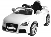 Elektromos beülős kisautó Audi TT RS Plus fehér