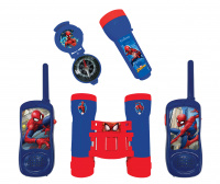 Set Spiderman - walkie-talkie, távcső, zseblámpa