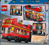 LEGO CITY 60407 Piros emeletes busz